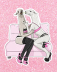 LESBIAN LLAMAS - sticker