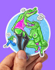 LESBIAN CROCOLD - sticker