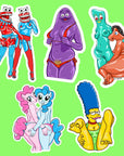 NAUGHTY NOSTALGIA - sticker pack