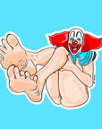 CLOWN FEET - sticker