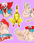 DOWN TO CLOWN - sticker pack