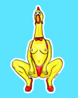 RUBBER CHICK - sticker