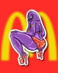 GRIMASS SQUATS - sticker