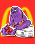 GRIMASS SPITS - sticker
