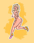 Clown Babe - Blondie - sticker