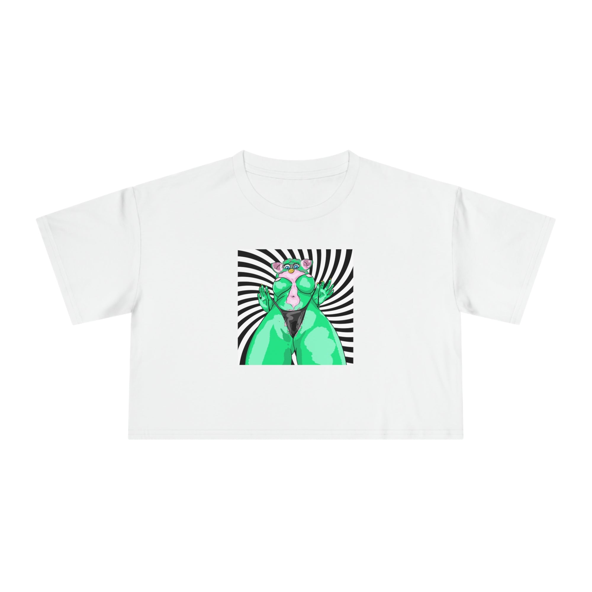 GREEN OUT - Crop Tee