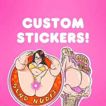 Custom Sticker Commissions by Hey Weeirdo