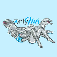FOLLOW US ON ONLY FINS print