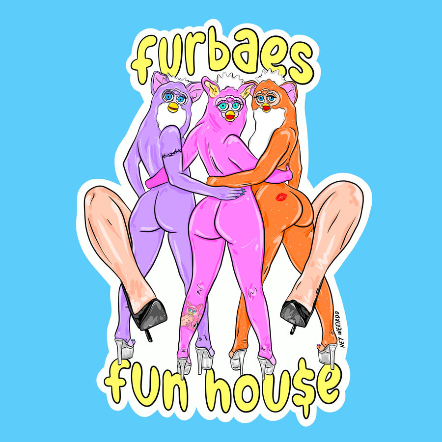 FURBAES FUNHOUSE - sticker