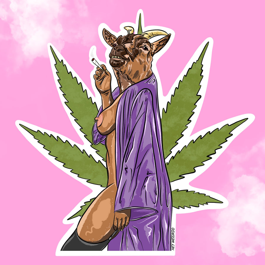 HORNY GOAT WEED - sticker