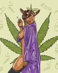HORNY GOAT WEED print